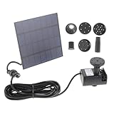 Yardwe Schwimmende Springbrunnenpumpe solarbrunnen solarbrunnem wasserpumpe solar Floating fountain pump solar wasserspringbrunnen solar pump Vogeltränkebrunnenpumpe solare Wasserpumpe