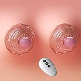 ZWFUN Brustwarzensauger Sexspielzeug Brust Pumpe mit 10 Vibrationsmodi, Fernbedienung Brustmassagegerät Weibliches Bruststimulatoren Nippel Vibrator Lecken Sex Spielzeug für die Frau Paare