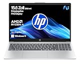 HP OmniBook 3 Next Gen AI PC 15-fn0523ng | Copilot+ PC | 15.6 Zoll FHD Display (1920 x 1080) | AMD Ryzen AI 5 330 (50 NPU-Tops) | 16GB RAM | 512GB SSD | QWERTZ Tastatur | Windows 11 Home | Silber