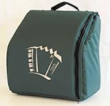 Rucksack für Pianoakkordeon 34/72 bis 34/80 Achat/Opal, Knopfakkordeon Romance 603,703, grün