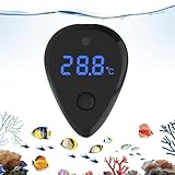 Temperaturüberwachung Für Aquarien,Digitales Thermometer - Berührungssteuerung LED Display Präzisionsmessgerät Für Haustiere Zuhause Zoofachhandel Schule Wissenschaftliche Projekte