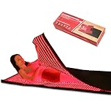 MEGELIN Rotes Infrarot-Licht-Therapie-Tasche für den ganzen Körper, 180 * 80cm, 2520 LEDs für Ganzkörper-Rotlicht-Therapie-Matte zu Hause
