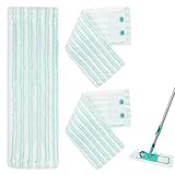 Wischbezüge für Leifheit Profi XL Micro Duo/Cotton Plus Bodenwischer Ersatz Mikrofaser Wischmopp Bezuge für Alle Böden