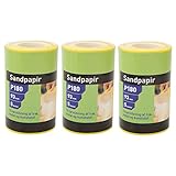 Schleifpapierrolle 180 Körnchen gelbe Schleifblech Polierschleifwerkzeug für Möbel