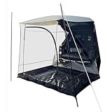 Auto Campingzelt, Auto Zelte für Camping SUV, Oxford Zelt mit Heckklappe, Faltbares 4-5 Personen Familienzelt, Proof Auto Heckverlängerungszelt