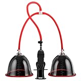 Nippel Saugnapf Design Nippel Sex Nippel Saugnapf Sexspielzeug Damen Extreme Nippelklemme Nippelvergrößerung Saugen Vakuum Milchpumpe SM Erwachsene Spiel Stimulator(L)