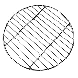Happyyami Runder Grillrost Aus Edelstahl Multifunktionales Grillnetz Für Und Gasgrills Praktisches BBQ Drahtnetz Für Perfektes Grillen Durchmesser 24cm