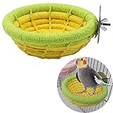Vogelnest Baumwollseil Niedlich Papageien Nest Brutnest - Käfige Brutnester Vögel Papageienspielzeug Handgewebtes Nymphensittich Zubehör Kanariennest für Wellensittiche Nymphensittiche Sittiche usw
