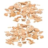 DIYEAH 2 Beutel Natürliche Zypressenholzchips 3–5cm zum Räuchern von Fleisch und Grillen Grillzubehör für Smoker und Gasgrill Intensives Aroma für Enten Würstchen und BBQ