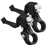 Wakauto 1 Paar Fahrrad Bremshebel Kinder,Fahrrad Bremshebel Kinder Blau, Fahrrad Bremshebel Schwarz Kinder,Fahrrad Bremshebel Kinder Alu Lenker Bremsen,Fahrrad Bremshebel Kinderrad 2.2cm (Schwarz)