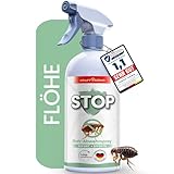 KRAFTKÖNIG PREMIUM Flohspray - Sofort + Effektiv Formel - 500ML Flohspray für Wohnung und Möbel - Alternative zu Fogger gegen Flöhe und Flohbomben für die Wohnung mit Tipps zum Flöhe bekämpfen