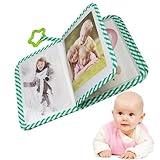 Qfdiwr Fotobücher Für Kleinkinder,Baby Fotoalbum,Fotobuch Aus Weichem Stoff, Baby Fotoalben Mein Erstes Familienalbum Baby Baby Erinnerungsbuch, Baby Stoffalbum,Erstes Fotoalbum Aus Weichem Stoff