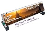 ElecLab 11,26 Zoll 440 x 1920 HDMI-Bildschirm LCD Display Monitor Lautsprecher Tasche für RPI