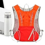 Laufrucksack | reflektierender Fahrrad-Rucksack | Atmungsaktiver Rücken und ergonomischer, reflektierender Gurt für Outdoor-Aktivitäten bei Nacht