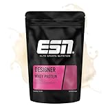 ESN Designer Whey Protein Pulver, Natural, 1 kg, bis zu 23 g Protein pro Portion, ideal zum Muskelaufbau und -erhalt - made in Germany