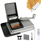 Rolling Machine, Manuell Zigarettenstopfmaschine Stopfmaschine für Zigaretten, mit Zubehör Aufbewahrungsbox, 21,5 x 15,5 x 9,5 cm