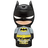 Batman Duschgel & Shampoo − 3D Figur mit tollem Duft, für Kinder und Erwachsene (400 ml)
