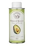 La Tourangelle - Avocadoöl - Aus dem Fruchtfleisch von Avocados gewonnen - Intensiver und fruchtiger Geschmack - Öl für Küche und Kosmetik - 250ml