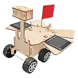 KiBcsLic DIY Solarbetriebenes Mars Rover Kit für Kinder Im Alter von 7–14 Jahren, Dekorations Lernwerkzeug
