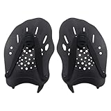 Schwimmpaddel zum Rundenschwimmen – Schwimmhilfen für Erwachsene | Power-Aid-Paddel mit Silikonstreifen-Handflossen für verbessertes Schwimmtraining, ideal für Unisex-Erwachsene-Schwimmtraining und Le