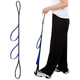 Healifty Beinheber, 102 cm Langer Beinhebergurt, Dunkelblau Beinheber für Patienten, Beinlifter mit Weichen Griffen für Gehübungen, Fußheber zum Einfachen Ein- und Aussteigen aus dem Bett, Rollstuhl