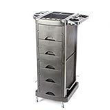 Friseurwagen Friseurprodukte Werkzeugwagen ABS + PP Material Friseurwagen Trolley Friseursalon Dauerhaar-Färbungs-Ausrüstungs-Wagen