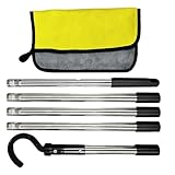 Pool-Roboter-Entfernungshaken – 1,8 m Pool-Vakuumhaken, verstellbare Edelstahlstange, Spa- und Reiniger-Ersatzwerkzeug, Sicherheitshaken für Unterwasserbrunnen, Floß und Schwimmbäder