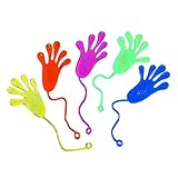 Diffaxy 30 Stück Klatschhand Kinder Mitgebsel, Klebemännchen-Wurfspielzeug in leuchtenden Farben, zum Füllen party-mitgebsel, als Klassenpreis und für give aways kindergeburtstag