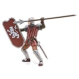Papo -Handbemalt - Figuren -Mittelalter-Fantasy -Ritter mit Wurfspeer-39756-Sammelbar-Für Kinder - Geeignet für Jungen und Mädchen - Ab 3 Jahren