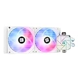 Thermalright AQUA ELITE 240 Weiß V3 Flüssig-CPU-Kühler, Doppel-PWM-ARGB-Lüfter mit S-FDB-Lagern, effiziente PWM-gesteuerte Pumpe, für AMD/AM4/AM5, Intel LGA1150/1151/1200/2011/1700/1851