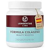Kollagen mit Magnesium und Hyaluronsäure + CoQ10 + Vitamin C + Astaxanthin + MSM + Zink, über 30 Wirkstoffe, Kollagen-Peptide Verisol in Pulverform für Haut, Haare, Gelenke und Nägel, 300 g