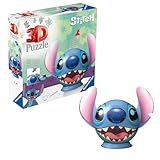 Ravensburger 3D Puzzle 11574 - Puzzle-Ball Stitch mit Ohren - für kleine und große Stitch und Disney Fans ab 6 Jahren, Stitch Geschenke, Stitch Puzzle