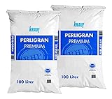 Knauf Gartenbau Perlite Perligran 2-6 mm 2X 100 L, zur Erden- und Substratverbesserung