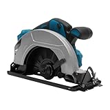 750W Kompaktes leichtes Einhand-Kreissäge Kreissäge bürstenlos kabellos Kreissäge verstellbare Schnitttiefe einzigartiges Vakuum-Design Schnellladegerät 20000RPM