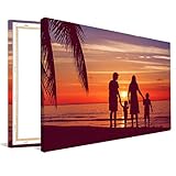 MuchoWow Ihr Foto auf Leinwand Bilder 80x120 cm - Personalisierte Geschenke - Leinwandbild mit Keilrahmen - Fotogeschenke auf Leinwand