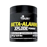 Olimp Sport Nutrition Beta-Alanine - 250g - Booster pre Workout - Enthält Beta Alanin, Vitamin B6, L-Histidin & Natrium - Orange