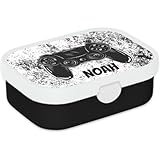Mepal Personalisierte Brotdose mit Namen - Bento Lunchbox für Kinder - Gaming - Geeignet für bis zu 4 Butterbrote - BPA-frei & Spülmaschinenfest - 750 ml - Controller