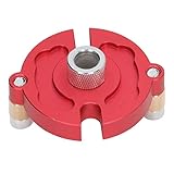 KIMISS Selbstzentrierender Dübelbohrer – Locator für Holzbearbeitungsprojekte mit 8 Bohrbuchsen, Heim- und Professionelle Handwerksarbeiten