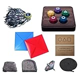 Gonggi traditionelles Koreanisches Spielspiel Gonggi Jack Jack Stein-Kieselstein-Set, Gonggi-Koreanisches Spiel Reaktionsspiel für Erwachsene und Kinder, Hand-Auge-Koordination Spiel Partyspiele