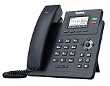 Yealink SIP-T31W IP-Telefon – Business-Telefon mit 2,3-Zoll-Display, WLAN-Unterstützung, 2 SIP-Konten, HD-Sprachqualität, PoE-fähig, für professionelle Kommunikation