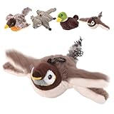 Katzenspielzeug Vogel Spielzeug Katze, Interaktives Katzenspielzeug Selbstbeschäftigung, Elektrisches Vogelspielzeug für Katzen, Interactive Cat Toy, Flapping Bird Cat Toy (Spatz)