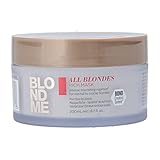 Schwarzkopf BlondMe Keratin Restore All Blondes Maske, 200 ml, einzigartig, Standard