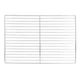 MAGT Grillrost Edelstahl, Silber Edelstahl Langlebiger Antihaft Grillgitter für Großen Grillofen(30 x 45cm)