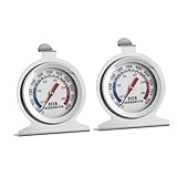 Ciieeo 2St Ofenthermometer Küchentemperaturanzeige Kochtemperaturanzeige Grill kitchen thermometer küche thermometer kühlschrankthermometer Temperaturmessgeräte thermometer aus edelstahl