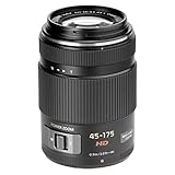 Panasonic H-PS45175E LUMIX G X Vario Tele Powerzoom 45-175 mm F4.0-5.6 ASPH Objektiv (90-350 mm KB, Power O.I.S. Bildstabilisator, Motorzoom) schwarz