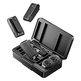 ULANZI A100 Lavalier Mikrofon für iPhone Android Kamera, USB C Mikrofon, 13.5H Akkulaufzeit, Mikrofon Handy für Videoaufzeichnung, Live-Streaming, YouTube, TikTok, Vlog, Interview