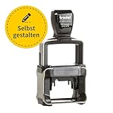 Trodat Professional 5200 Stempel - 41 x 24 mm - bis zu 5 Zeilen - Wunschtext + Logo personalisieren - selbstfärbend - Firmenstempel - Adressstempel - online gestalten (41 x 24 mm | Professional 5200)