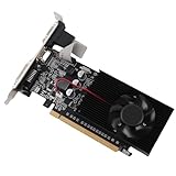 GDDR3-Spiele-Grafikkarte, 1 GB 64 Bit 589 MHz 1000 MHz 2560 X 1600 Computer-Grafikkarte, VGA-DVI-HDMI-Schnittstelle, für HD-Video-Office-Nutzung