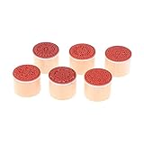DIYEAH Kreisstempel Stempel in quadratischer Form Spitzendichtungen Retro-Briefmarken Musterstempel weihnachtsgeschenke für kollegen retro styles Partygeschenke Holzstempel Bambus