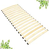 INNOVAHOME Rollrost 100x200cm – 18 Flexible Latten – Geräuscharmer & Stabiler Lattenrost 100x200cm – Tragkraft bis 145 kg – Mit Dämpfungspads – Langlebig & Einfache Montage inkl. Schrauben